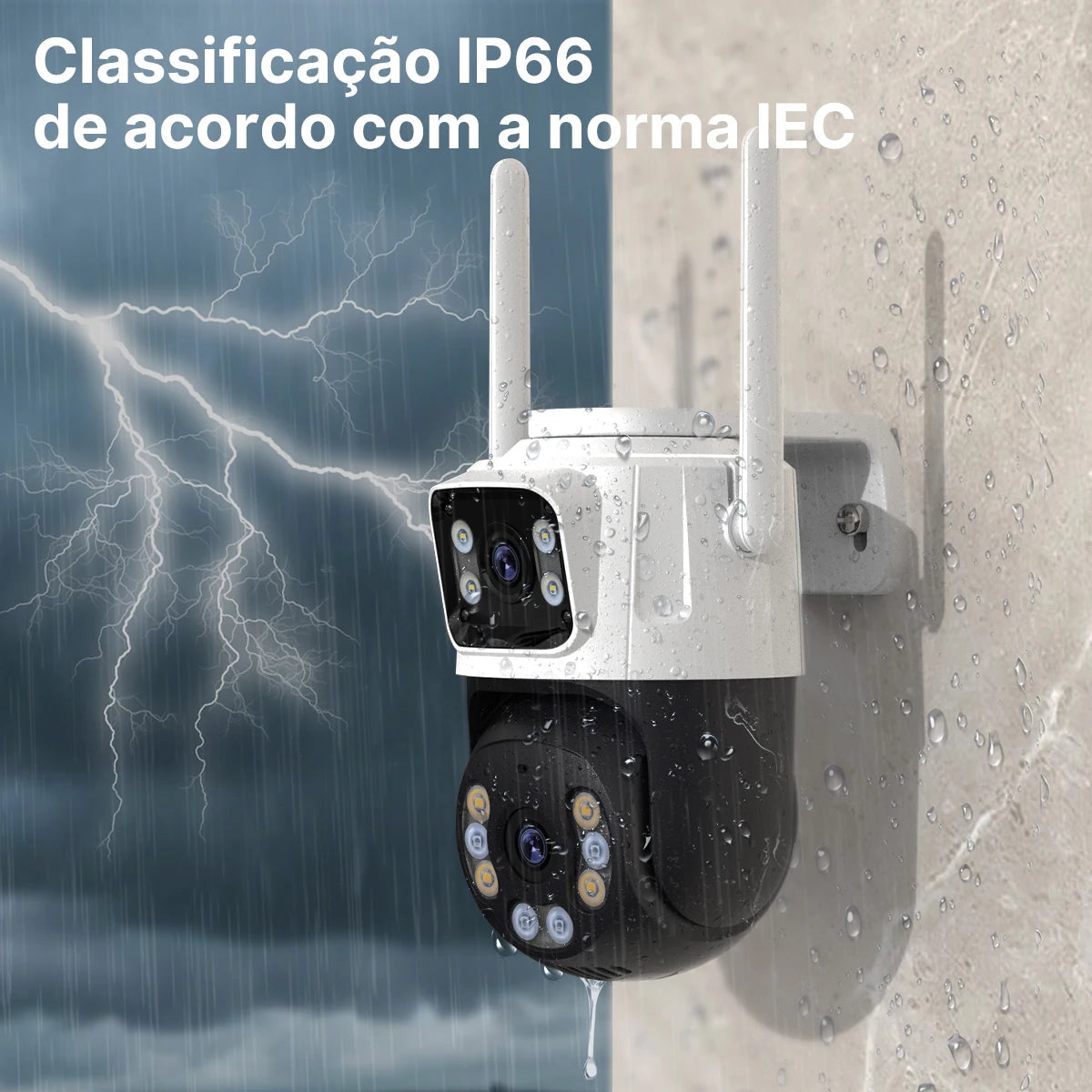 P2 PTZ IP Camera Outdoor WiFi Security Camera Automatic Tracking Wireless CCTV Camera with iCsee Dual Lens