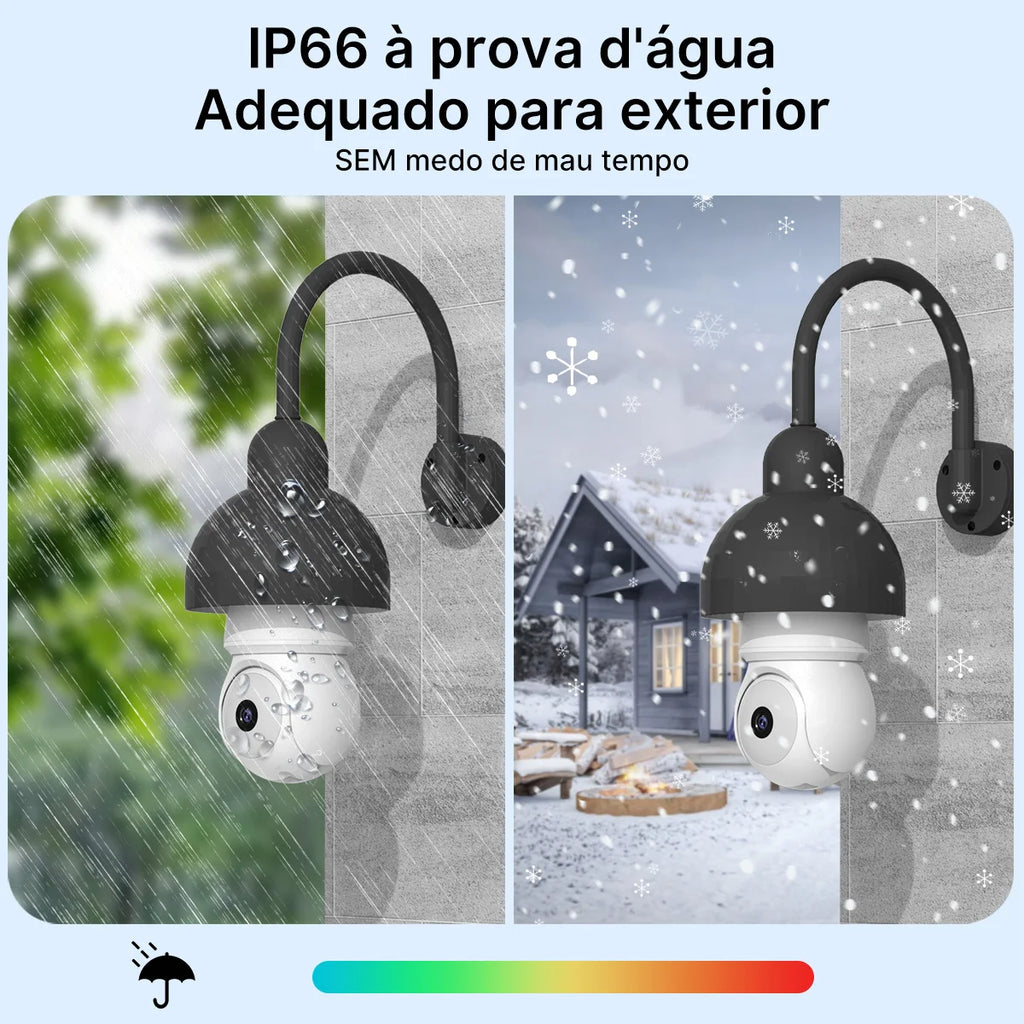 Wireless Network Camera with Lamp E27 Smart Camera for Home Outdoor Waterproof with Bidirectional Audio icsee
